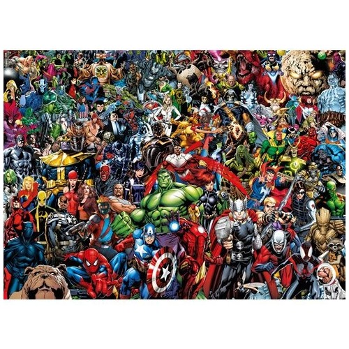 Puzzle 1000 pièces - Impossible puzzle Marvel