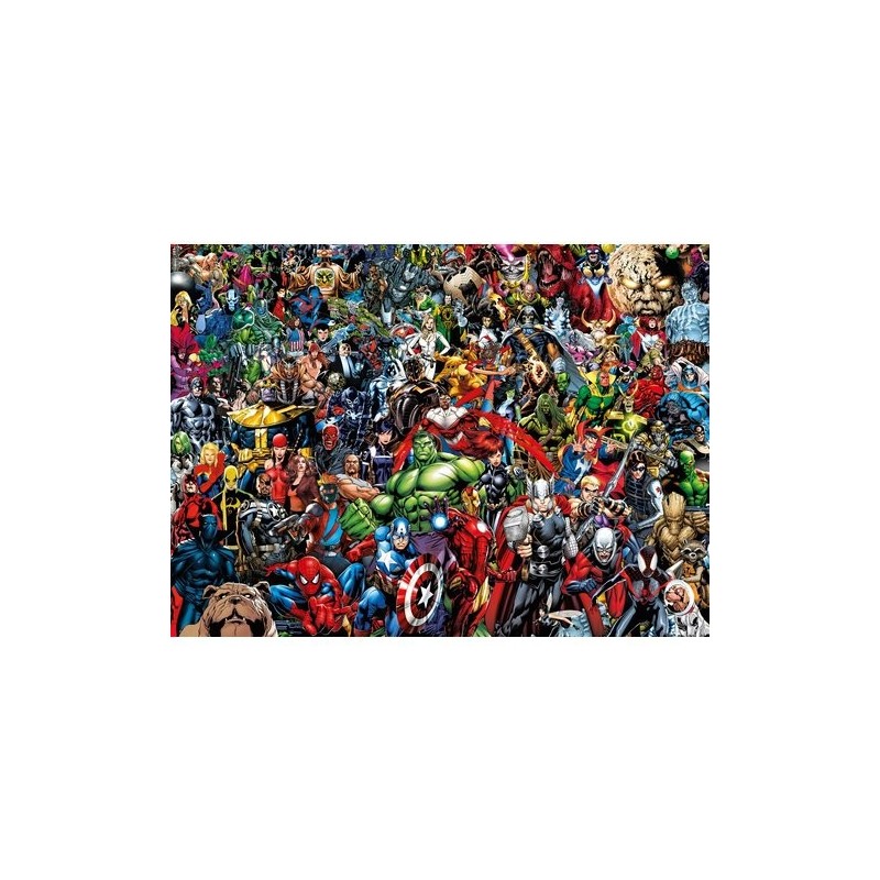 Puzzle 1000 pièces - Impossible puzzle Marvel