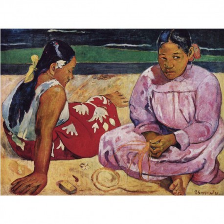 Puzzle 1000 pièces - Deux tahiennes sur la plage de Gauguin