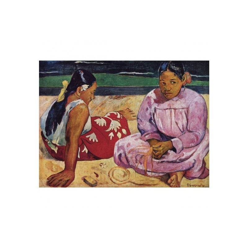 Puzzle 1000 pièces - Deux tahiennes sur la plage de Gauguin