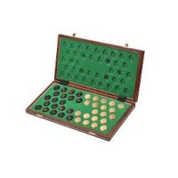 Jeu de dames pliable en Acajou/Bouleau