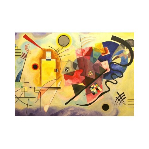 Puzzle 1000 pièces - Jaune, Rouge, Bleu - Kandinsky