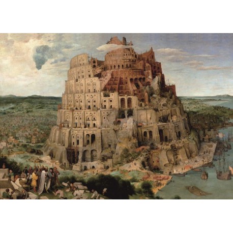 Puzzle 1000 pièces - Tour de Babel de Bruegel