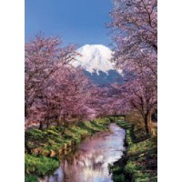 Puzzle 1000 pièces - Mont Fuji et Cerisiers