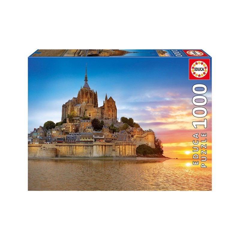 Clementoni Puzzle 1500 Pièces - Le Mont Saint-Michel, Défis Pour Adultes