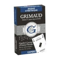 Cartes à jouer Grimaud Expert Bridge symétrique