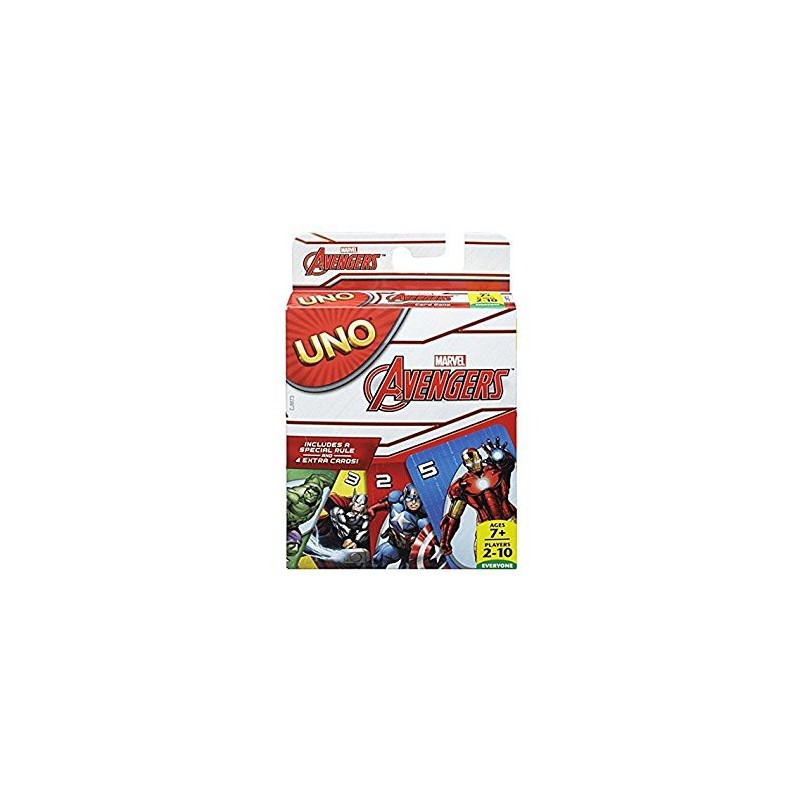 Jeu De Cartes UNO Avengers - édition Spéciale Marvel, Neuf, à Partir De 7 Ans, Marque Mattel