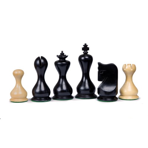 Pièces d'Echecs Antique Black - Taille 5