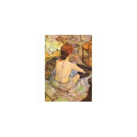 Puzzle 1000 pièces - Femme à la toilette de Toulouse Lautrec