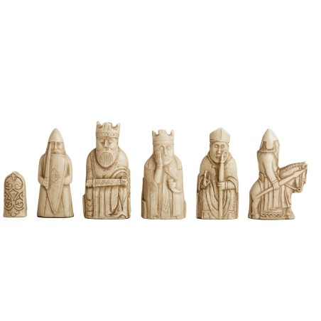 Pièces d'échecs Lewis Grand Modèle 