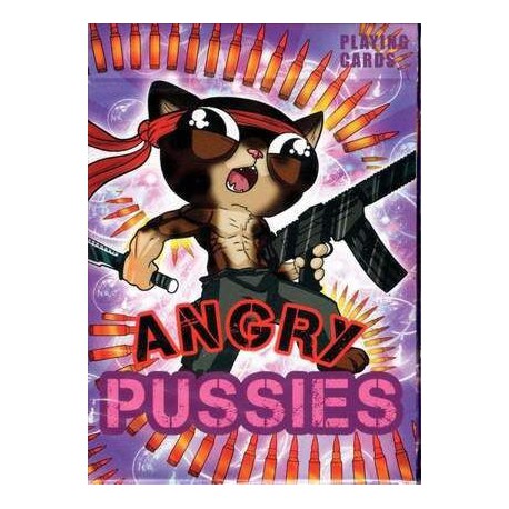 Cartes à jouer Angry Pussies