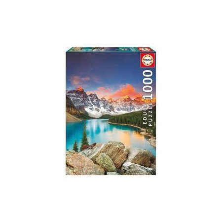Puzzle 1000 pièces - Lac Moraine, Banff National Park, Canada