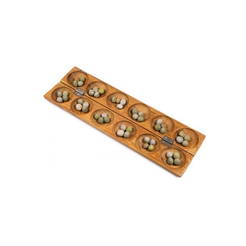 Awale en bois d'acacia (awele) - Boutique de jeux traditionnels Variantes