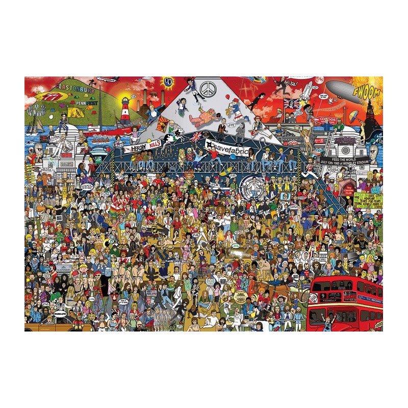 Puzzle 2000 pièces - British Music History