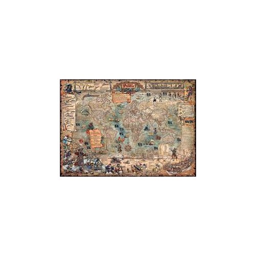 Puzzle 2000 pièces - Pirate World