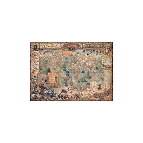 Puzzle 2000 pièces - Pirate World