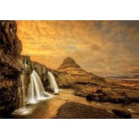 Puzzle 1000 pièces - Chute Kurkjufellsfoss, Islande
