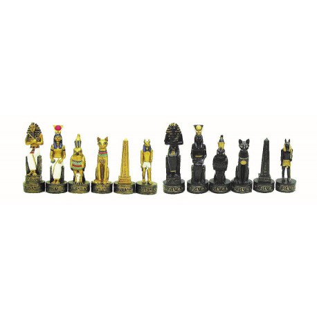 Pièces d'échecs Egyptiens - Taille 3.5