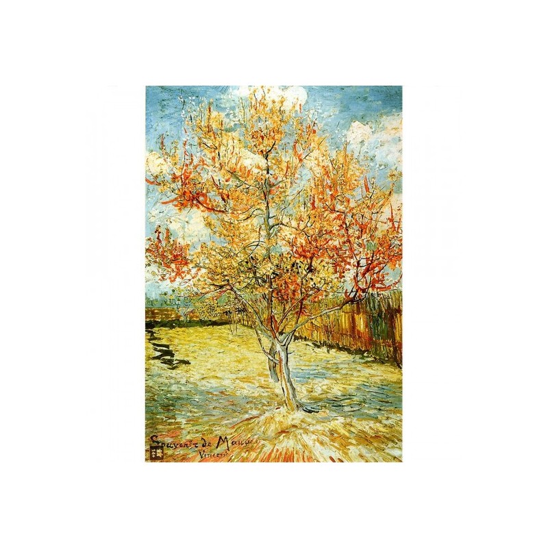 Puzzle 1000 pièces - Arbre Pêcher en Fleur, Van Gogh