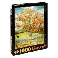 Puzzle 1000 pièces - Arbre Pêcher en Fleur, Van Gogh