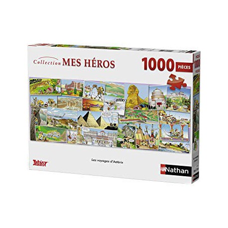 Puzzle 1000 pièces - Les voyages d'Astérix