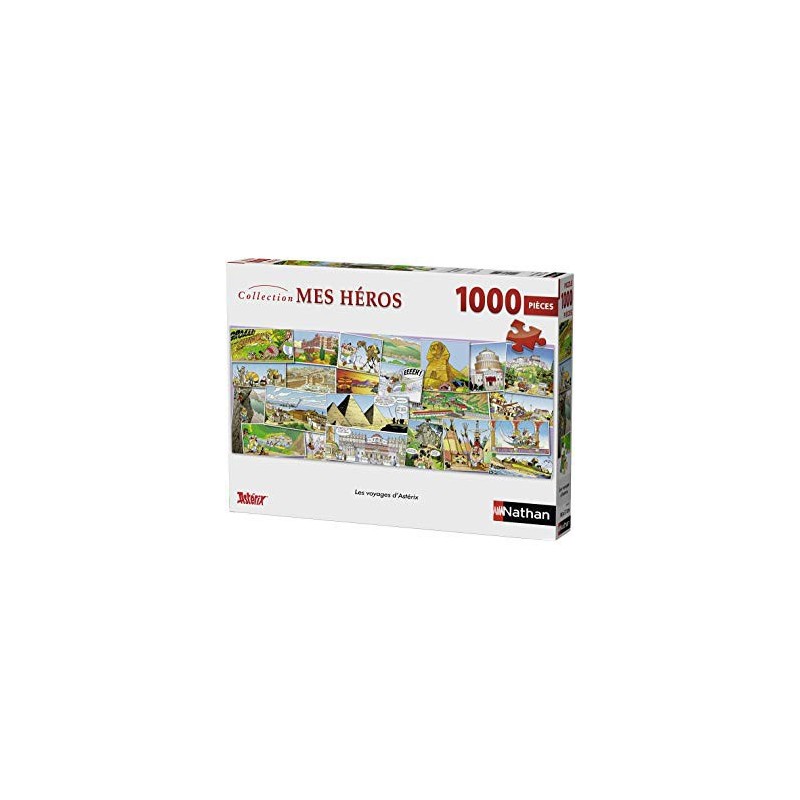 Puzzle 1000 pièces - Les voyages d'Astérix