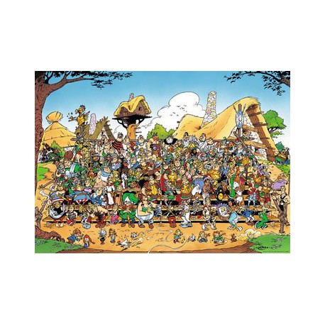 Puzzle 1000 pièces - Astérix: Photo de famille