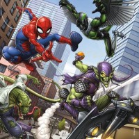 Puzzle 3 x 49 pièces - Spiderman en action