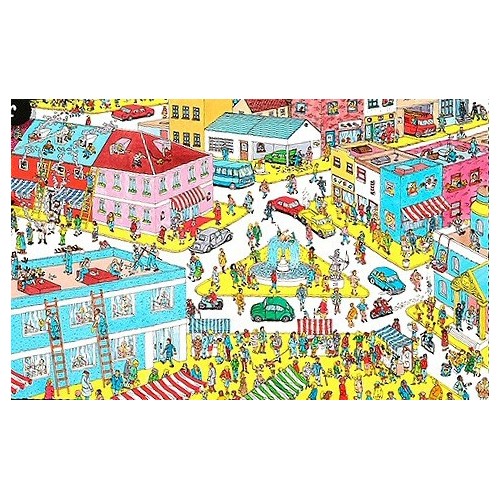 Puzzle 250 pièces - Où est Charlie? - Charlie en ville