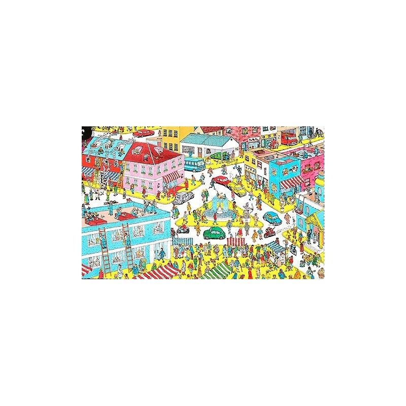 Puzzle 250 pièces - Où est Charlie? - Charlie en ville