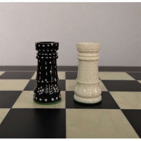 Pièces d'Echecs King Cross Regal Camel Bone (Os)- Taille 4.5