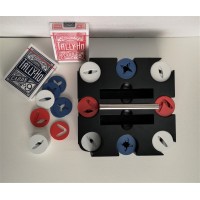 Coffret jetons de poker design en métal