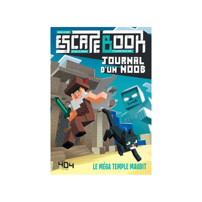 Escape Book : Journal d'un Noob - Le Méga Temple Maudit