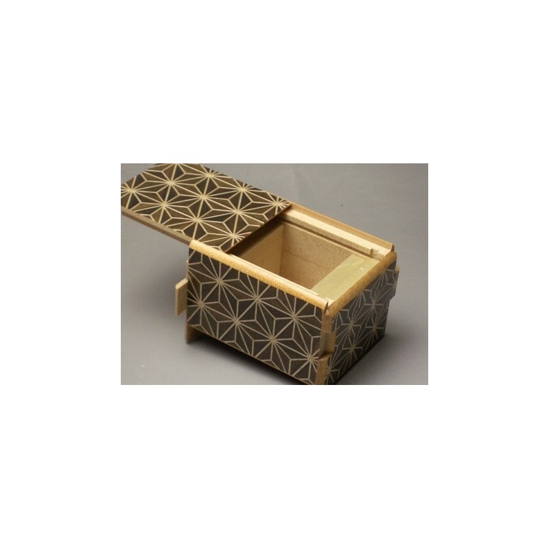 Boîte à Secret Japonaise - 7 Mouvements - Puzzle Box En Bois - NEUVE