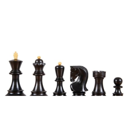 Pièces d'Echecs Fischer Russes Knight Black - Taille 5