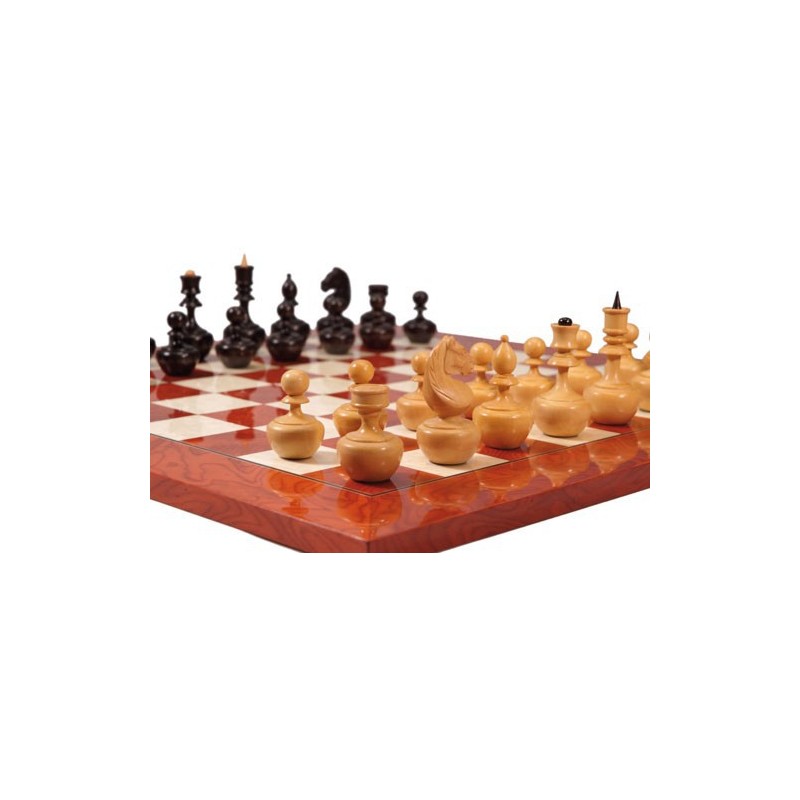 Jeu d'Echecs Tweedle Dum Black - Ensemble Complet