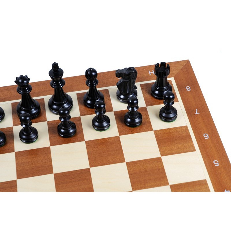 RiToEasysports Jeu D'échecs International 32 Pièces En Bois - Pièces Staunton Standard, Sans Plateau, Pour Adultes Et Enfants Dès 3 Ans