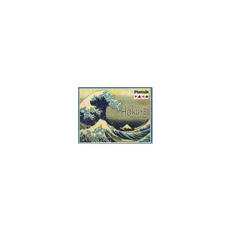 Cartes à jouer La Vague d'Hokusai Cartes à jouer La Vague d'Hokusai