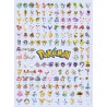 Puzzle 500 pièces Pokémon - Pokédex 1ere Génération
