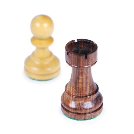 Pièces d'Echecs Acacia - Taille 6 (King size)