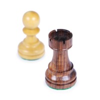 Pièces d'Echecs Acacia - Taille 6 (King size)