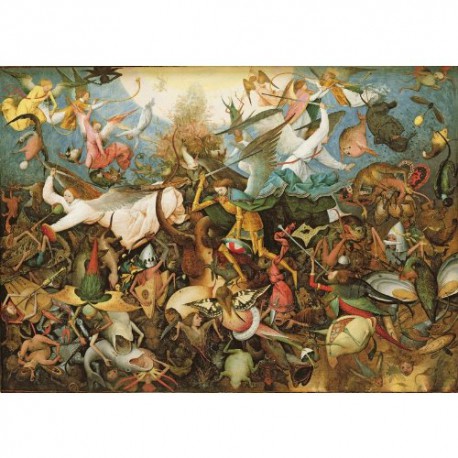 Puzzle 2000 pièces - La Chute des Anges Rebelles de Pieter Brueghel