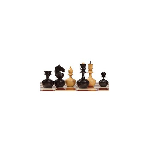 Pièces d'Echecs Tweedle Dum Black - Taille 5