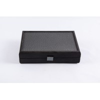 Domino Coffret Dark Grey - Simili Cuir & Bois