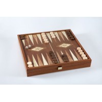 Echecs & Backgammon Coffret Classique 27cm - Simili Bois