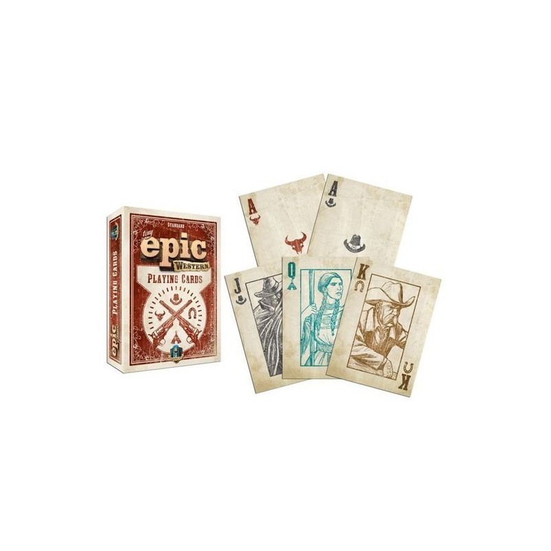 Cartes à jouer Tiny Epic Western