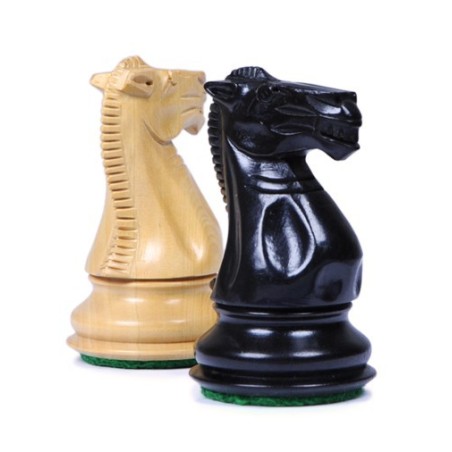 Pièces d'Echecs Stallion Ebène - Taille 5