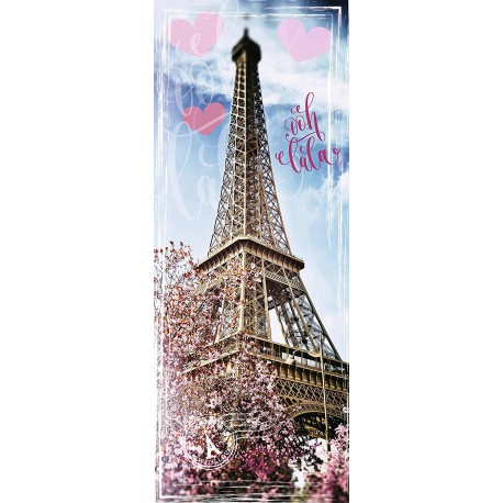 Puzzle 1000 pièces - Tour Eiffel Ooh Lala (Panorama)