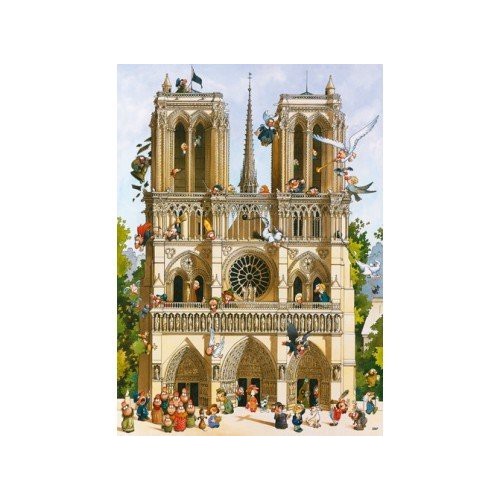 Puzzle 1000 pièces - Vive Notre Dame