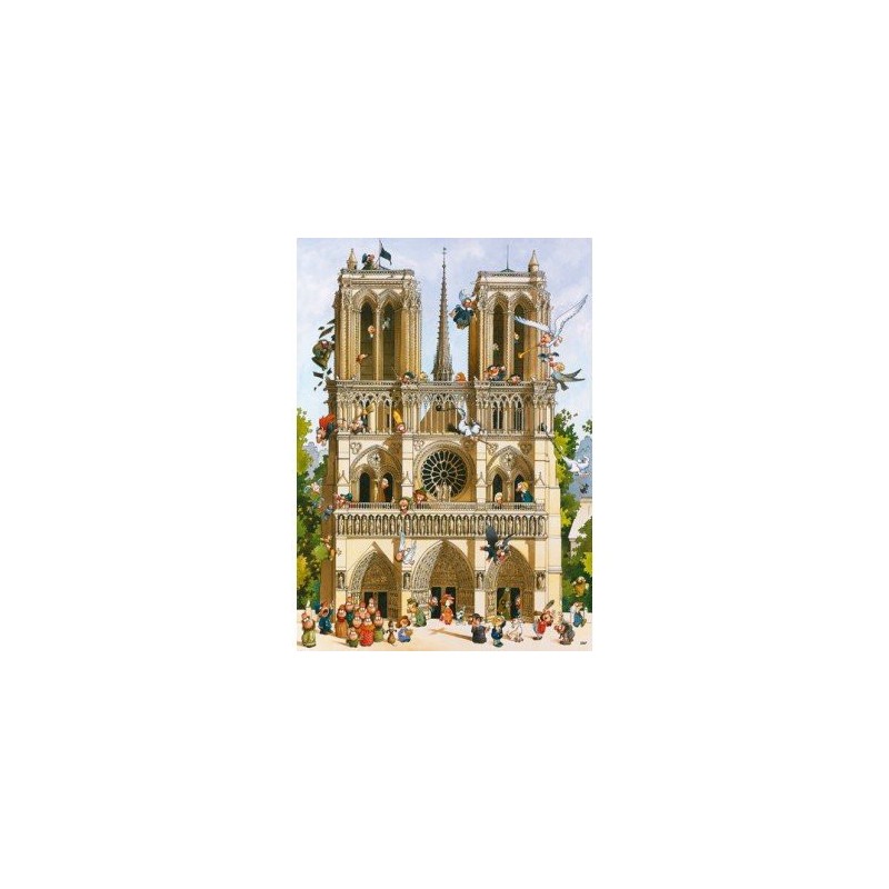 Puzzle 1000 pièces - Vive Notre Dame